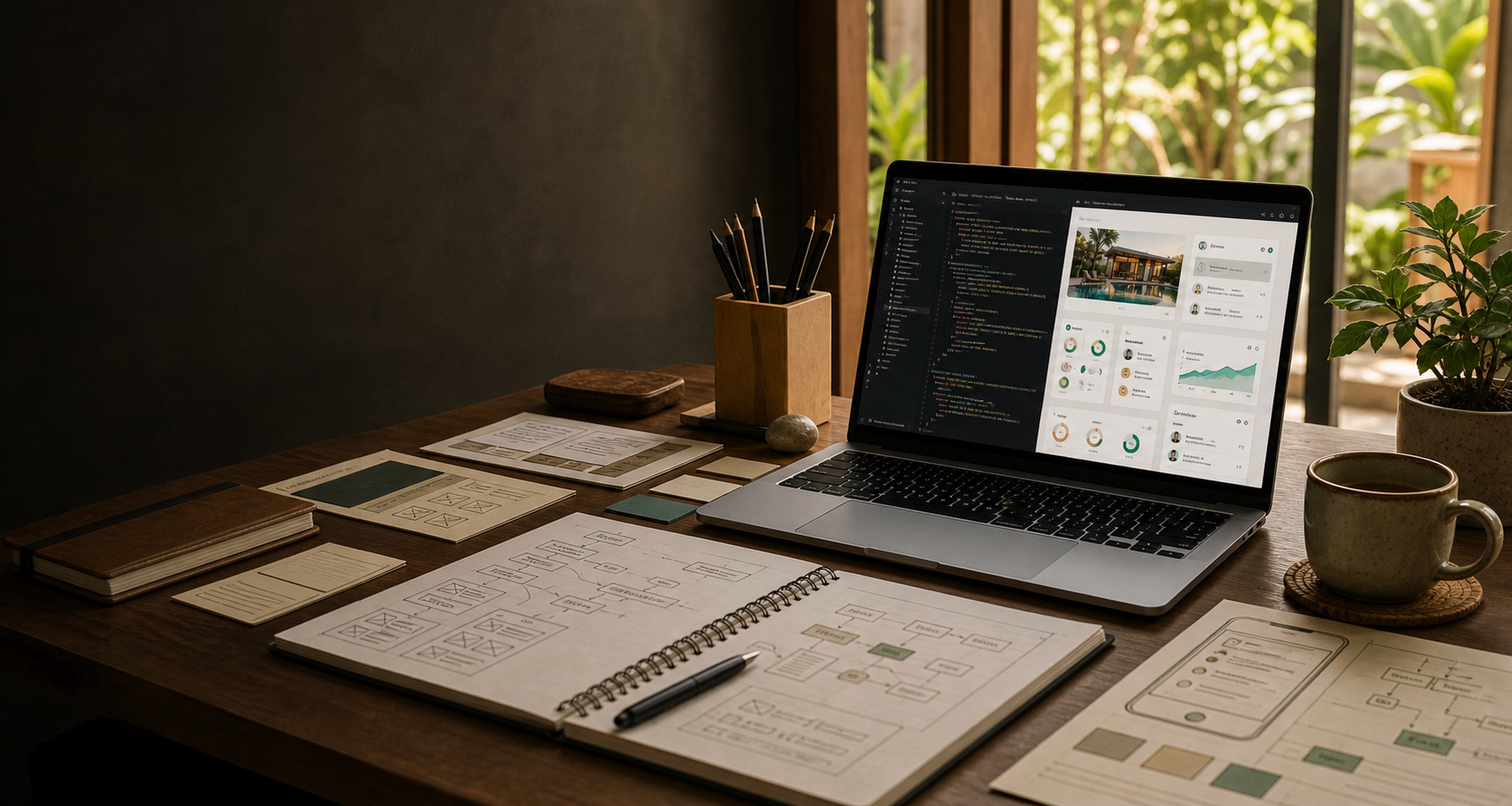 Hero visual untuk Coder by Edu.